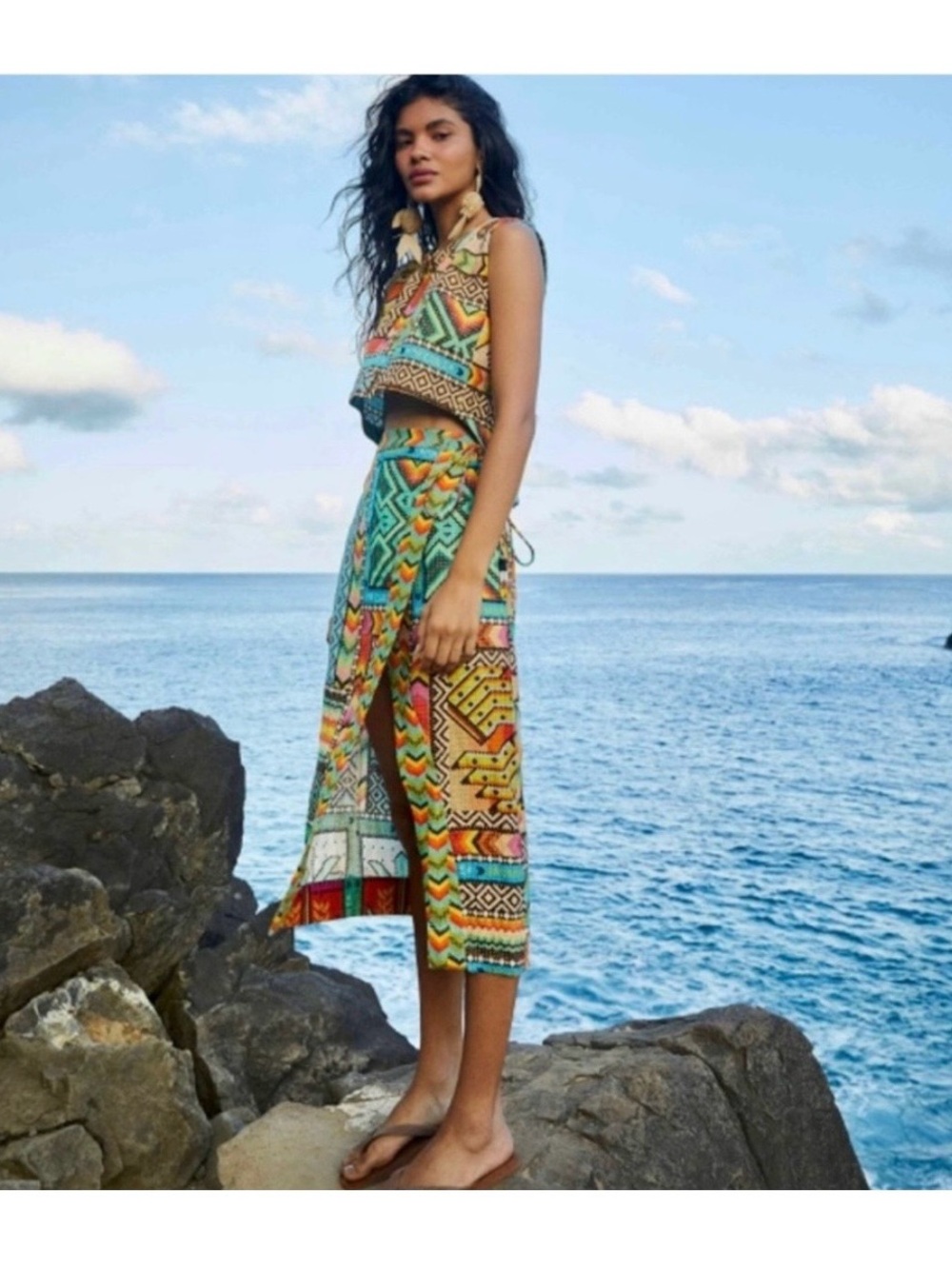 FARM Rio wrap skirt - Picture 7 of 10